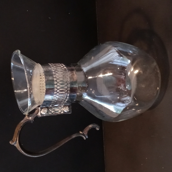 Corning heat-proof beverage container metal handle pretty design - Picture 1 of 4